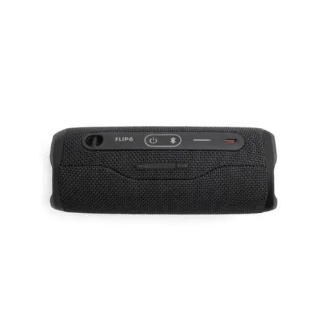 JBL Flip 6 Black Bluetooth Speaker top