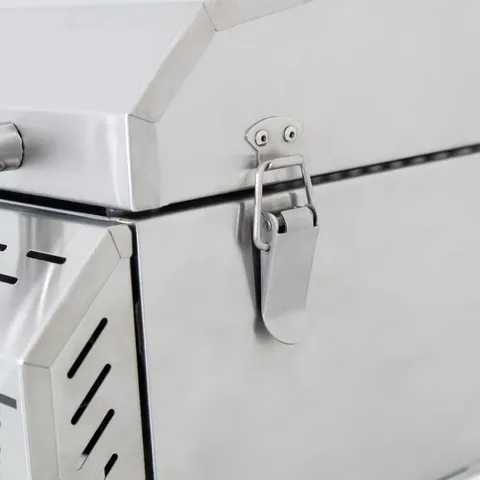 Megamaster 2 Burner Table Top Gas Braai lockable lid