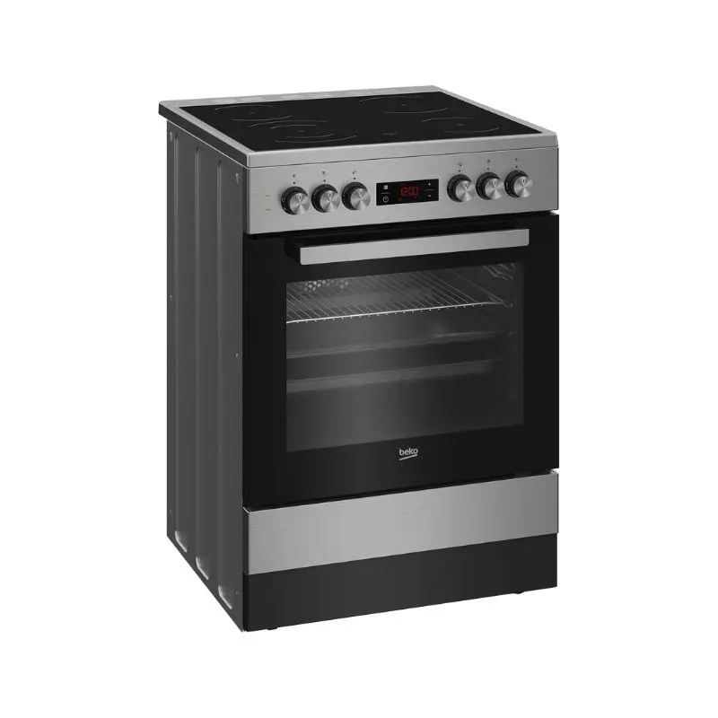 Beko 60cm Vitroceramic Electric Cooker FSE87310GX Tafelberg Furnishers