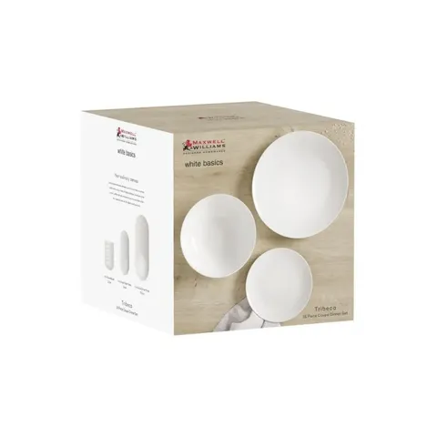 Maxwell & Williams 18 Piece Tribeca Coupe Dinner Set