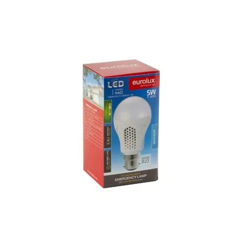 Eurolux Rechargeable B22 LED Light Bulb box
