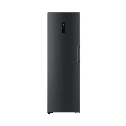 LG 355L Matte Black Upright Freezer GC-B414EQFM Front