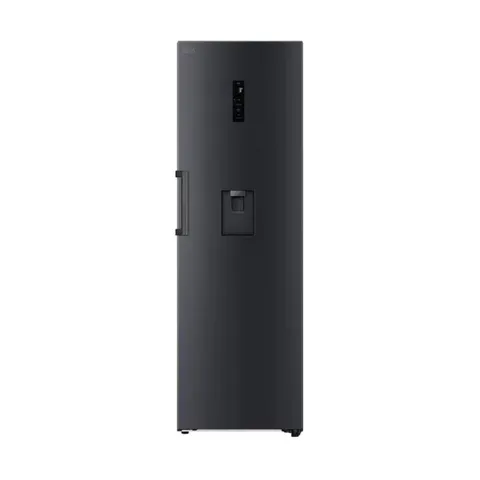 LG 411L Matte Black Upright Fridge GC-F411EQDM Front