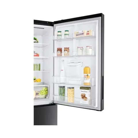 LG 446L Black Bottom Freezer GC-F569NQHM Door