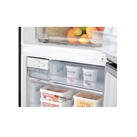 LG 446L Black Bottom Freezer GC-F569NQHM Freezer