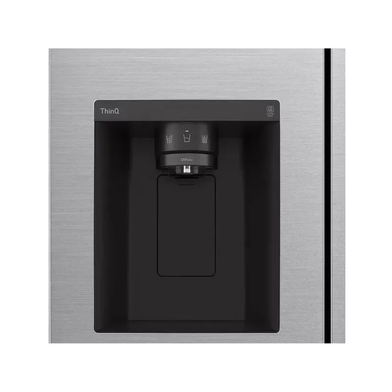 LG 611L Platinum Silver Side by Side Fridge GC-J257SLSS