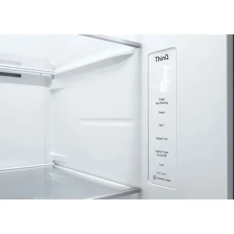 LG Matte Black Side by Side GC-J257SQ2W Control