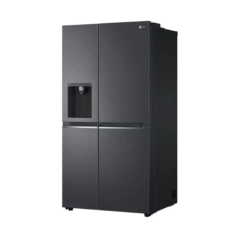 LG 617L Matte Black Side by Side Fridge GC-J257SQ2W | Tafelberg