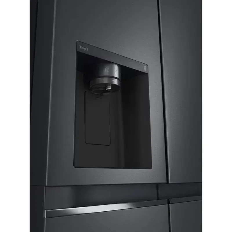 LG 611L Matte Black Side by Side Fridge GC-L257SQSL | Tafelberg