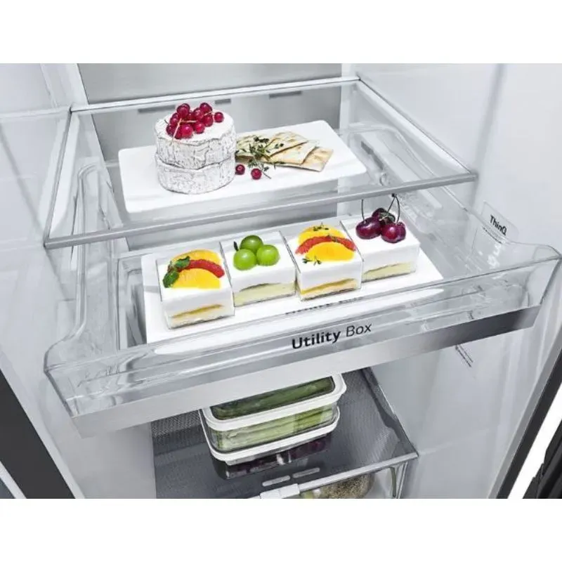 LG 617L InstaView Side By Side Fridge GC-X257CQFS | Tafelberg