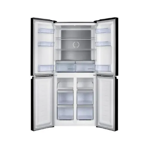 Beko 442L Brushed Dark Inox Multidoor Fridge Freezer GNO522B Interior