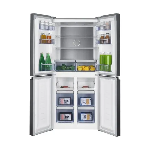 Beko 442L Brushed Dark Inox Multidoor Fridge Freezer GNO522B Example