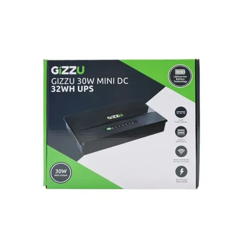 GIZZU 30W 32Wh DC Mini UPS