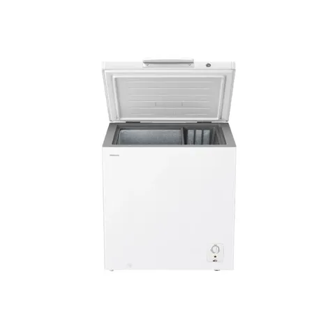 Hisense 198L White Chest Freezer H250CF Open Door