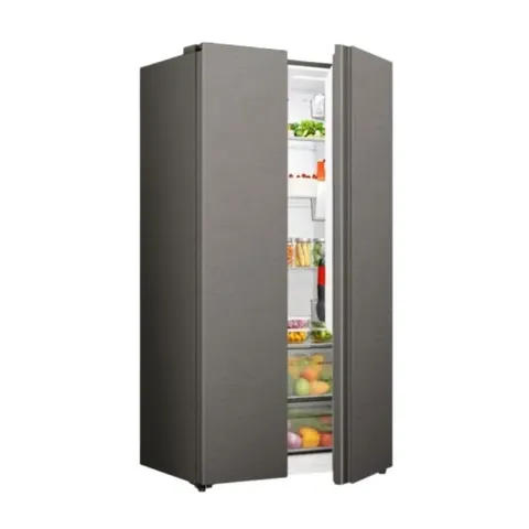 Hisense 550L Side By Side Refrigerator open