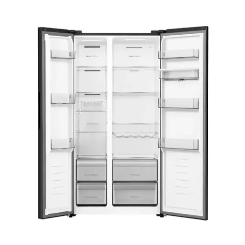 Hisense 541L Side By Side Fridge Open