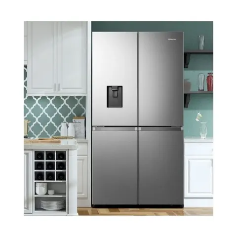 Hisense 579L Brushed Stainless Steel French Door Fridge H751FS-WD Display