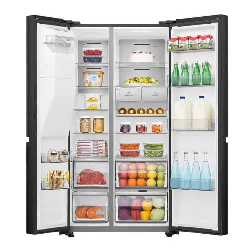 Hisense 601L Side By Side Fridge H780SB-IDL | Tafelberg Furnishers