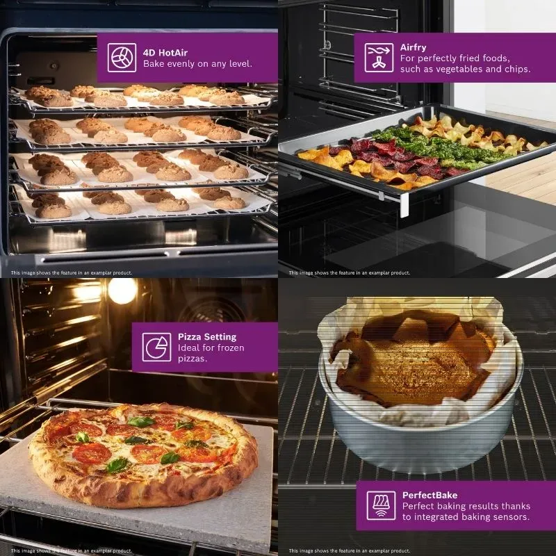 ポットページ Bosch 60cm Home Connect Series 8 Oven HBG7764B1 | Tafelberg Furnishers