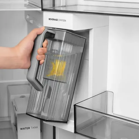 Midea Space Master 681L Side By Side Fridge HC-904IWZM Water pitcher