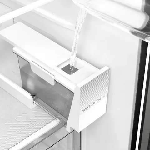 Midea Space Master 681L Side By Side Fridge HC-904IWZM Tank