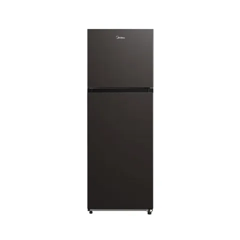 Midea 173L Black Top Freezer Fridge HD-216FN-BLACK Front