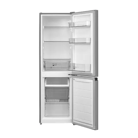 Midea 169L Silver Bottom Freezer Open