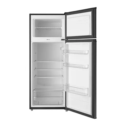 Midea 204L Black Top Freezer