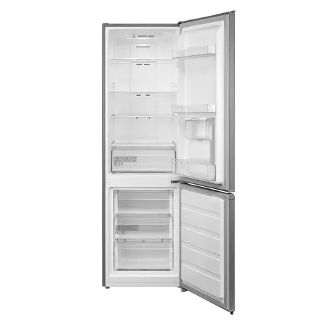 Midea 262L Dark Grey Bottom Freezer Open