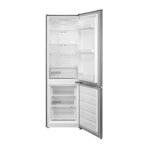 Midea 262L Silver Bottom Freezer Open