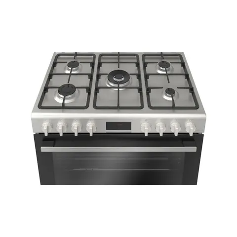 Bosch 90cm Series 8 Stainless Steel Gas Cooker HGP3ISY50Z Top