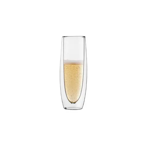 Humble & Mash Double Wall Champagne Glass Set