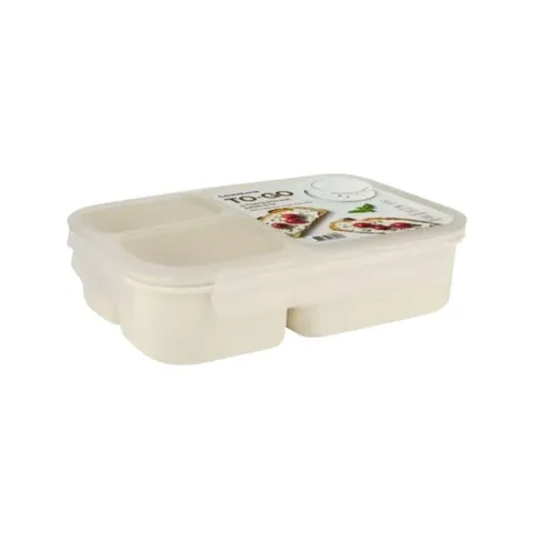 LocknLock 1.5L To Go 3-in-1 Lunch Box HPL782W Lunch Box