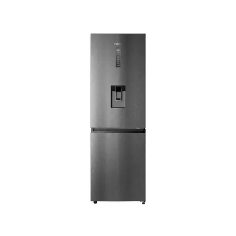 Haier 327L Shiny Black Bottom Freezer HRF-425VCWRMBLZA Front