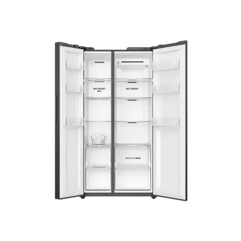 Haier 514L Shiny Black Side By Side Fridge HRF-668VNFMBLZA Interior