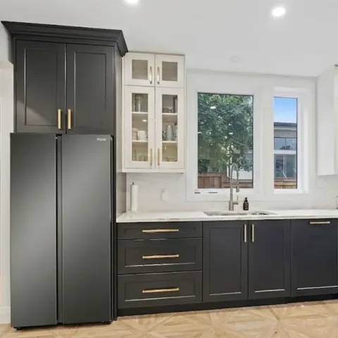 Haier 514L Shiny Black Side By Side Fridge HRF-668VNFMBLZA Example