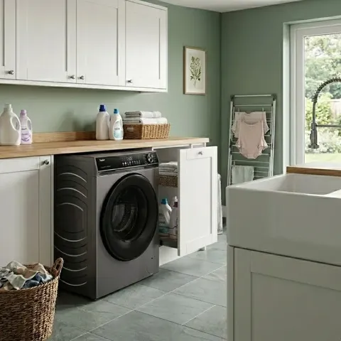 Haier 7kg Front Loader Washing Machine Display