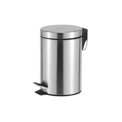 Casa 3L Roma Stainless Steel Pedal Bin KB7035-3LS Side