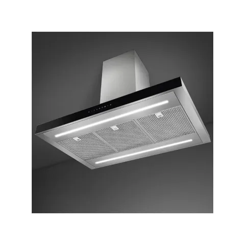 Smeg 90cm Universale T-Shaped Island Extractor Hood KBTI9L4VN LED Lights