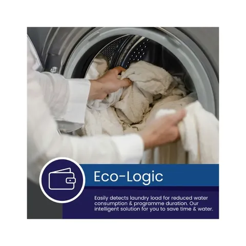 KIC 8kg Front Loader Washing Machine KFL812GR Front Loader ECO Program