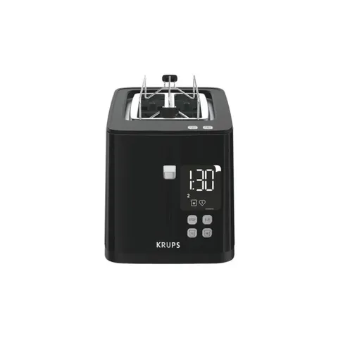 Krups Smart 'n Light 720W Digital 2 Slice Toaster KH641810 Display