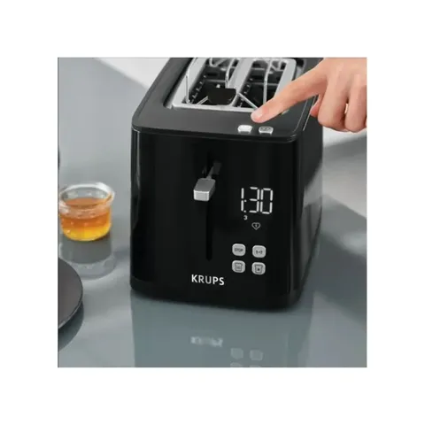 Krups Smart 'n Light 720W Digital 2 Slice Toaster KH641810 Functions