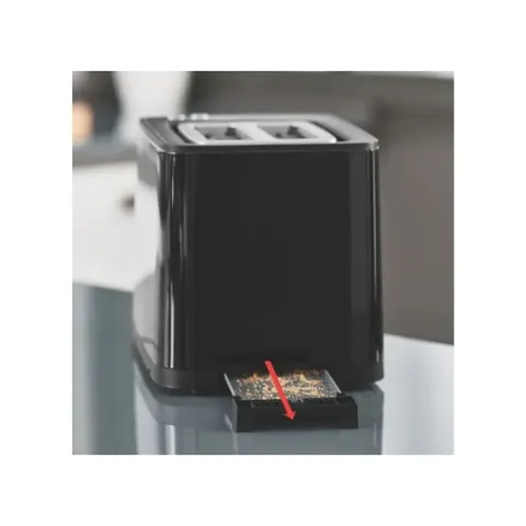 Krups Smart 'n Light 720W Digital 2 Slice Toaster KH641810 Tray