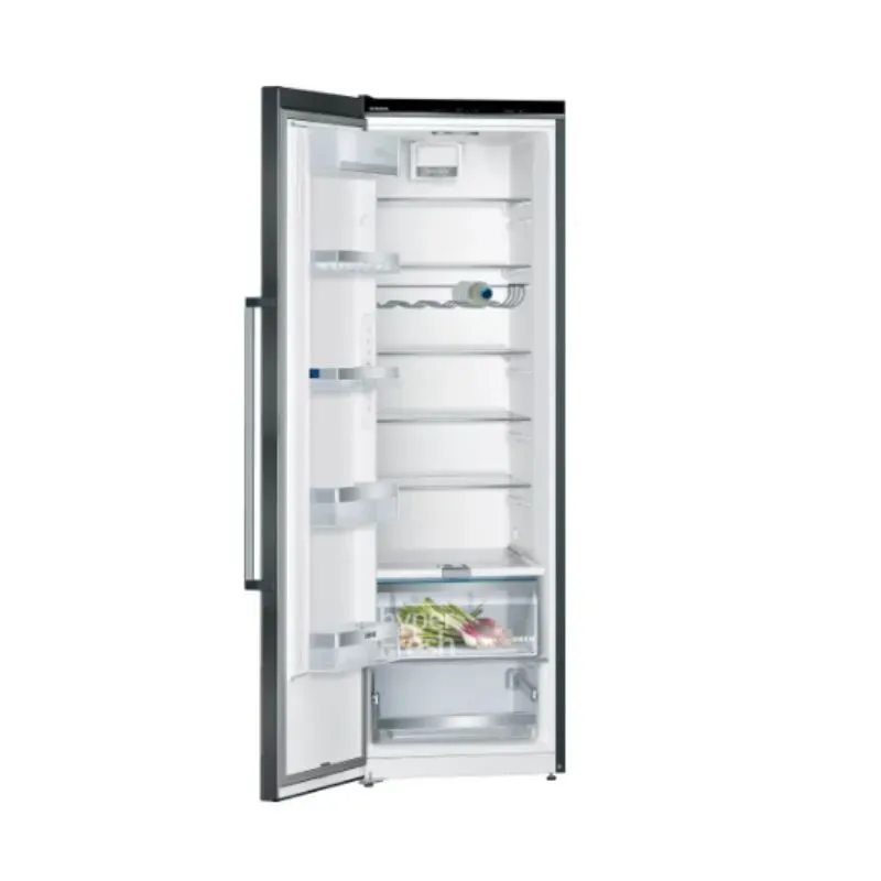 華ページ Siemens 346L Black Stainless Steel Upright Fridge KS36VAXEP