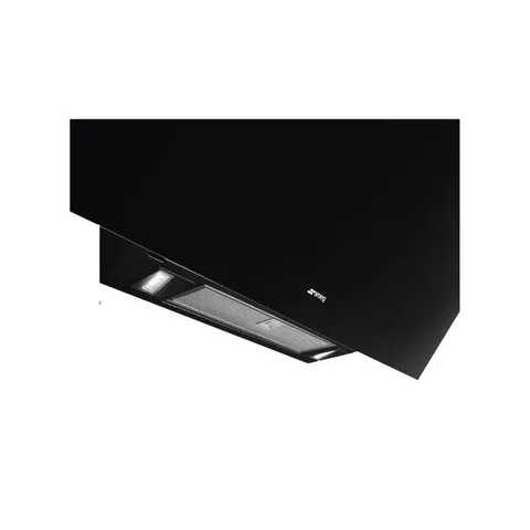 Smeg 90cm Black Glass Slanted Extractor Bottom