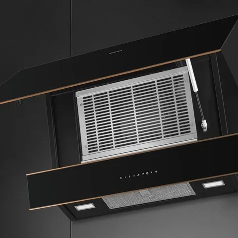 Smeg 90cm DSN Angled Extractor open