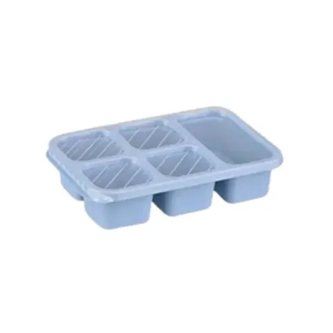 Home4U Wheat Blue Lunch Box