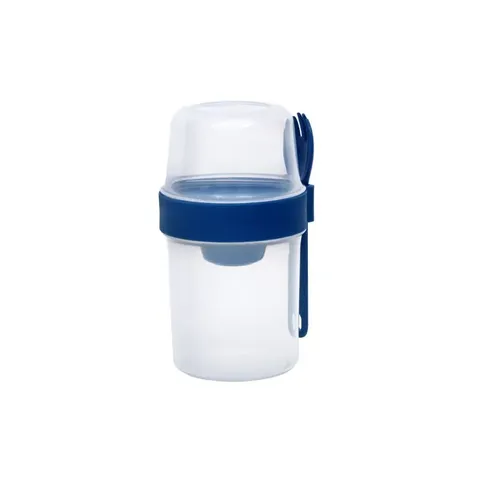 LocknLock 560ml To Go 2-in-1 Cereal Container LLS222LB