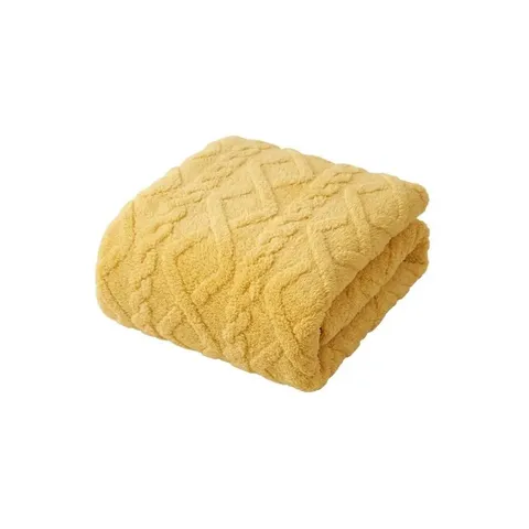 Home4U 130x230 Mustard Throw LMT118M Throw