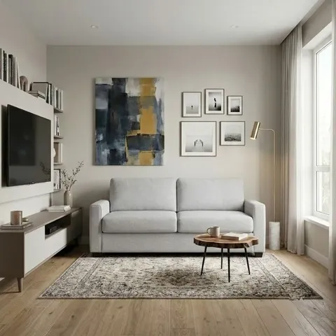 Hii Anita Light Grey Lift Out Sleeper Couch LSG925-4-25 Display